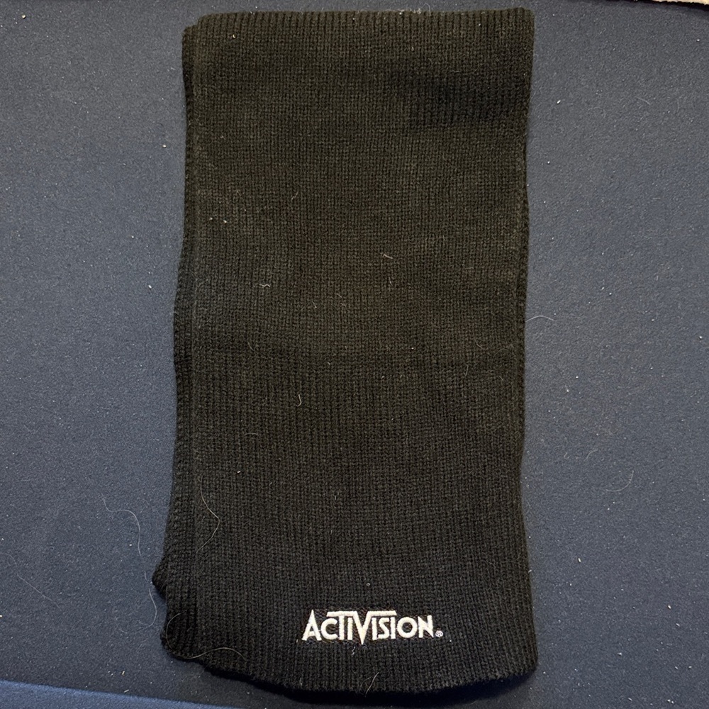 Activision Black Men's Scarf